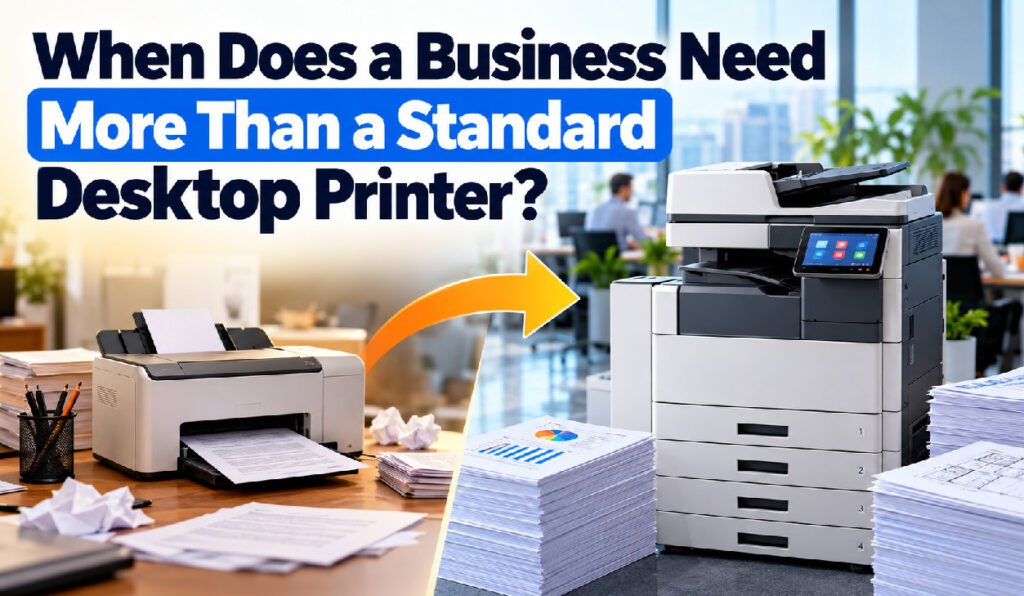 When Does a Business Need More Than a Standard Desktop Printer?