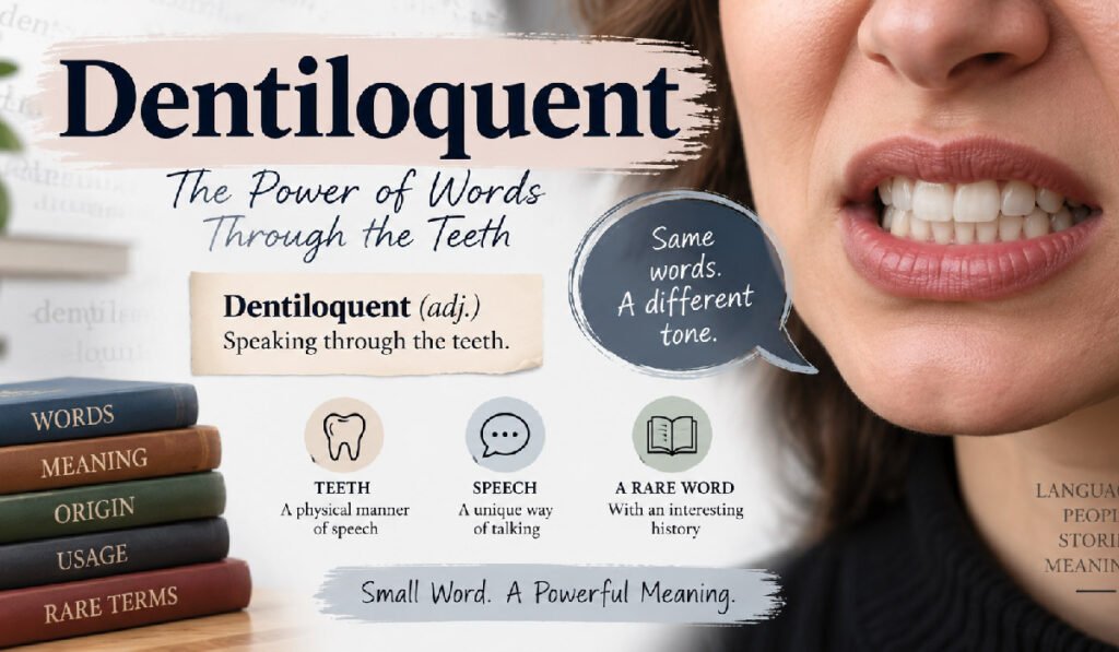 Dentiloquent: Meaning, Origin, Pronunciation, and Examples Dentiloquent