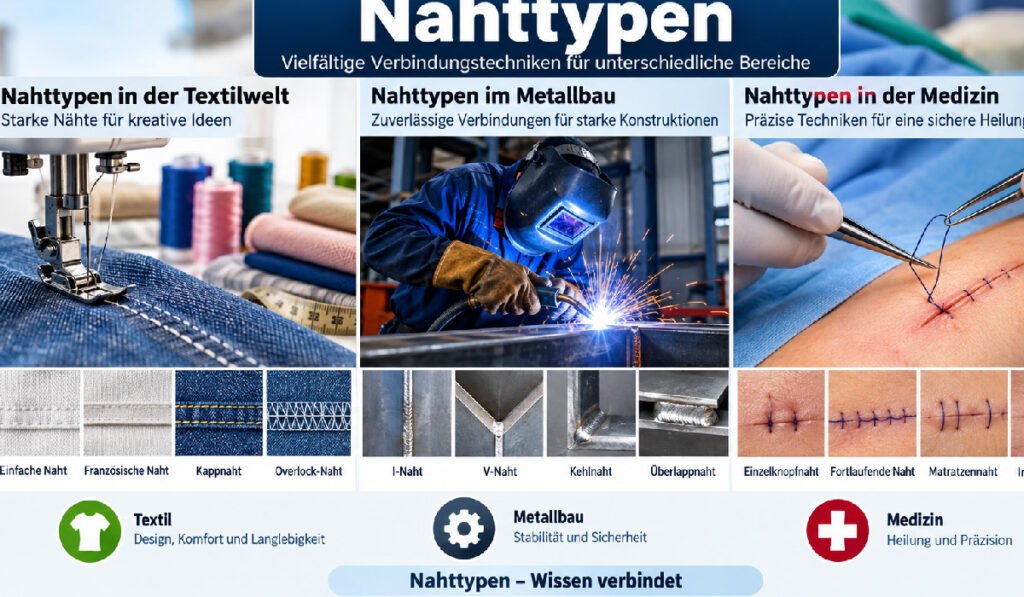 Nahttypen Explained: Types of Seams and Their Uses Nahttypen