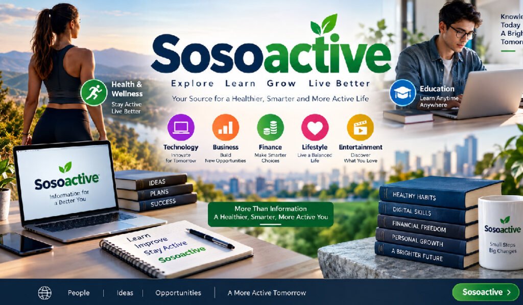 What Is Sosoactive? A Complete Informative Guide SoSoActive