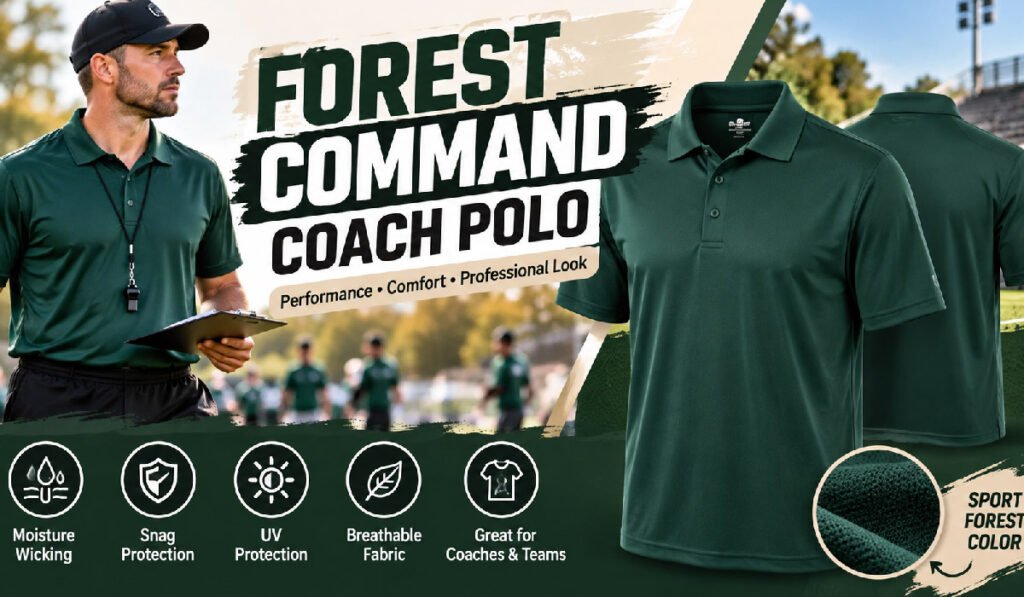 Forest Command Coach Polo
