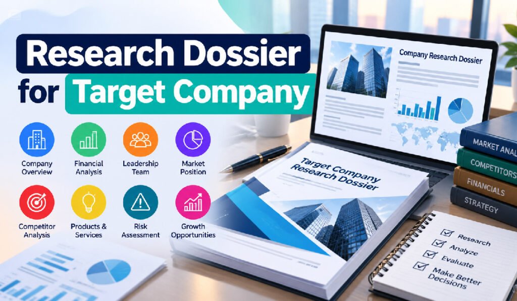 Research Dossier for Target Company: Step-by-Step Guide Research Dossier for Target Company